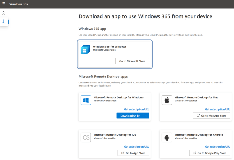 THE WINDOWS 365 APP – A NEW WAY TO LOGIN